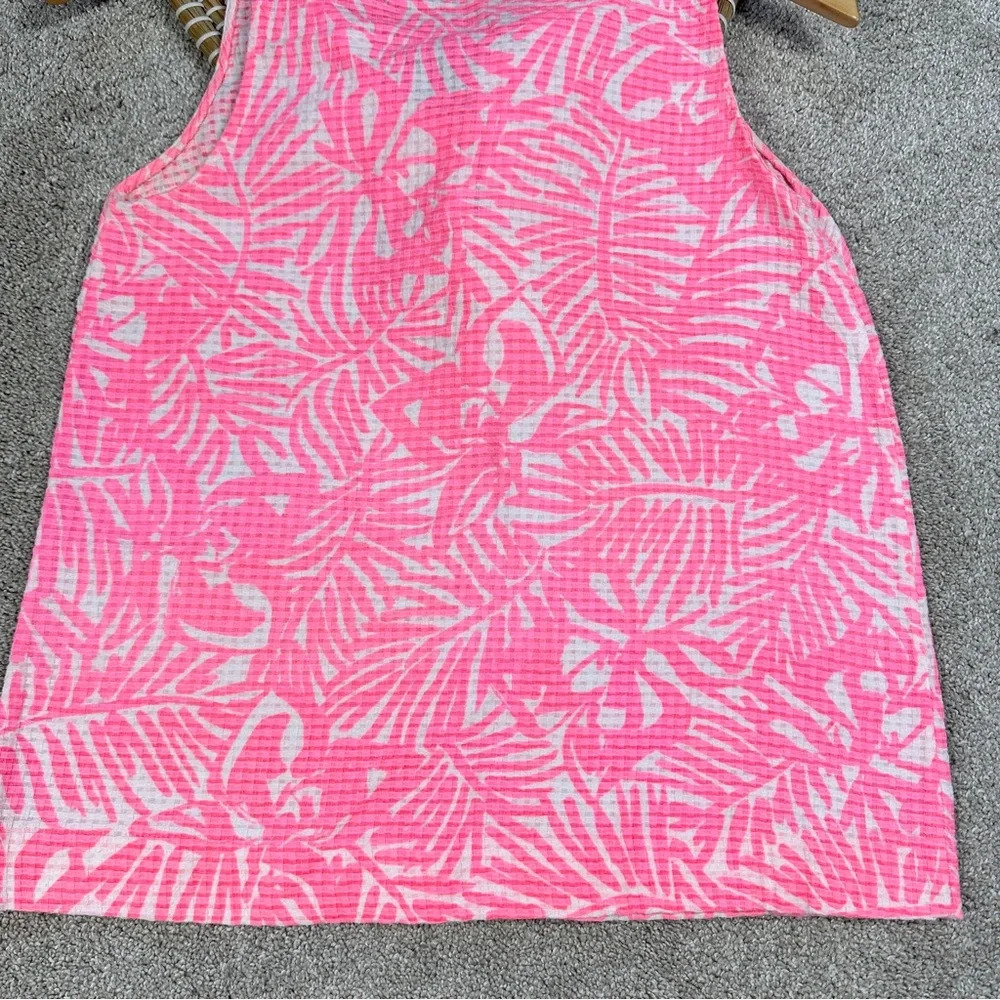 Kate Spade New York Bonnie Botanical Pink Top Blouse Sleeveless Size 4 - Picture 6 of 9